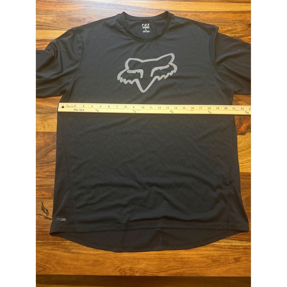 Fox Racing Ranger TruDri Mountain Bike Jersey Black Mens Large Dirt bike - Picture 9 of 10